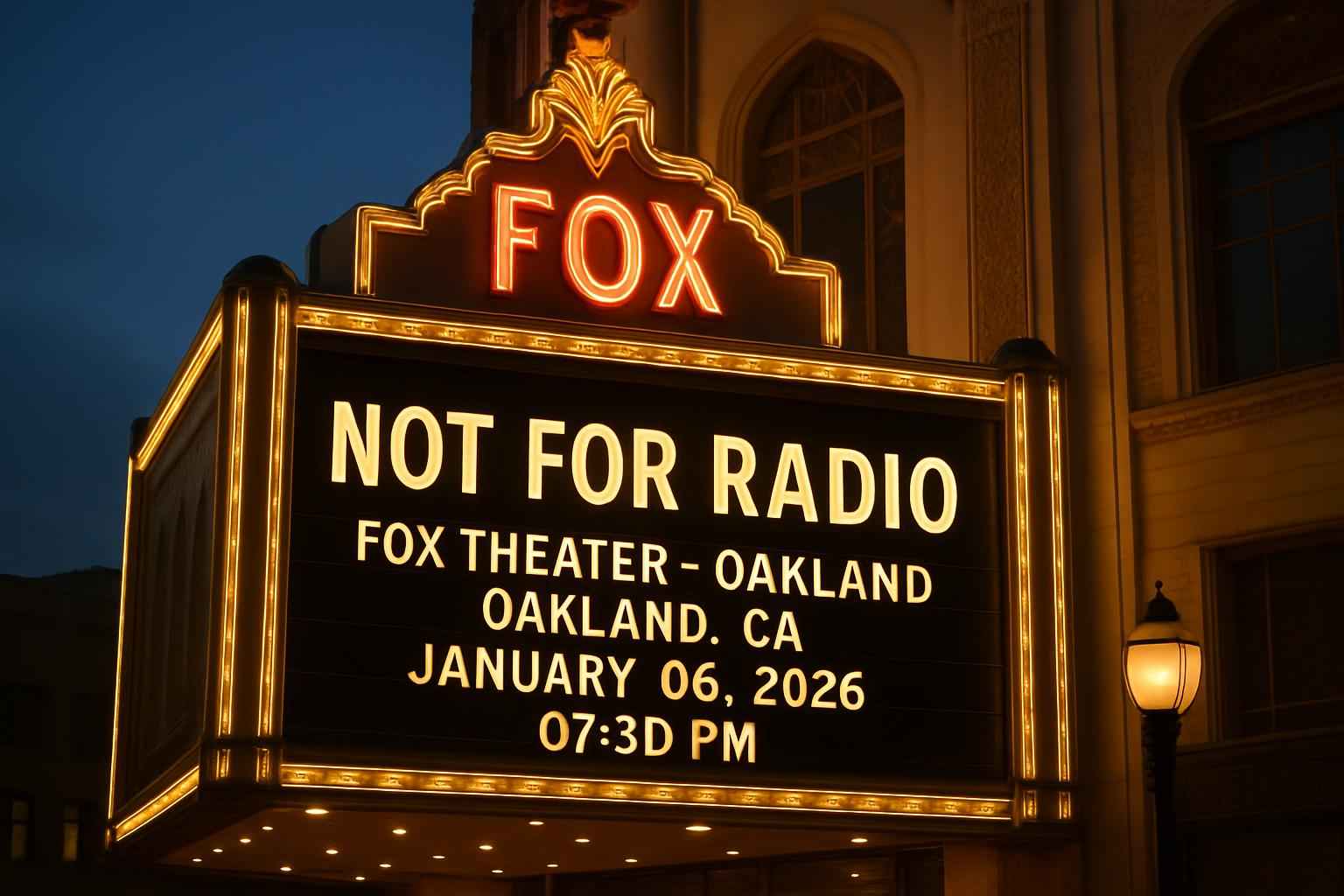not-for-radio-fox-theater-oakland
