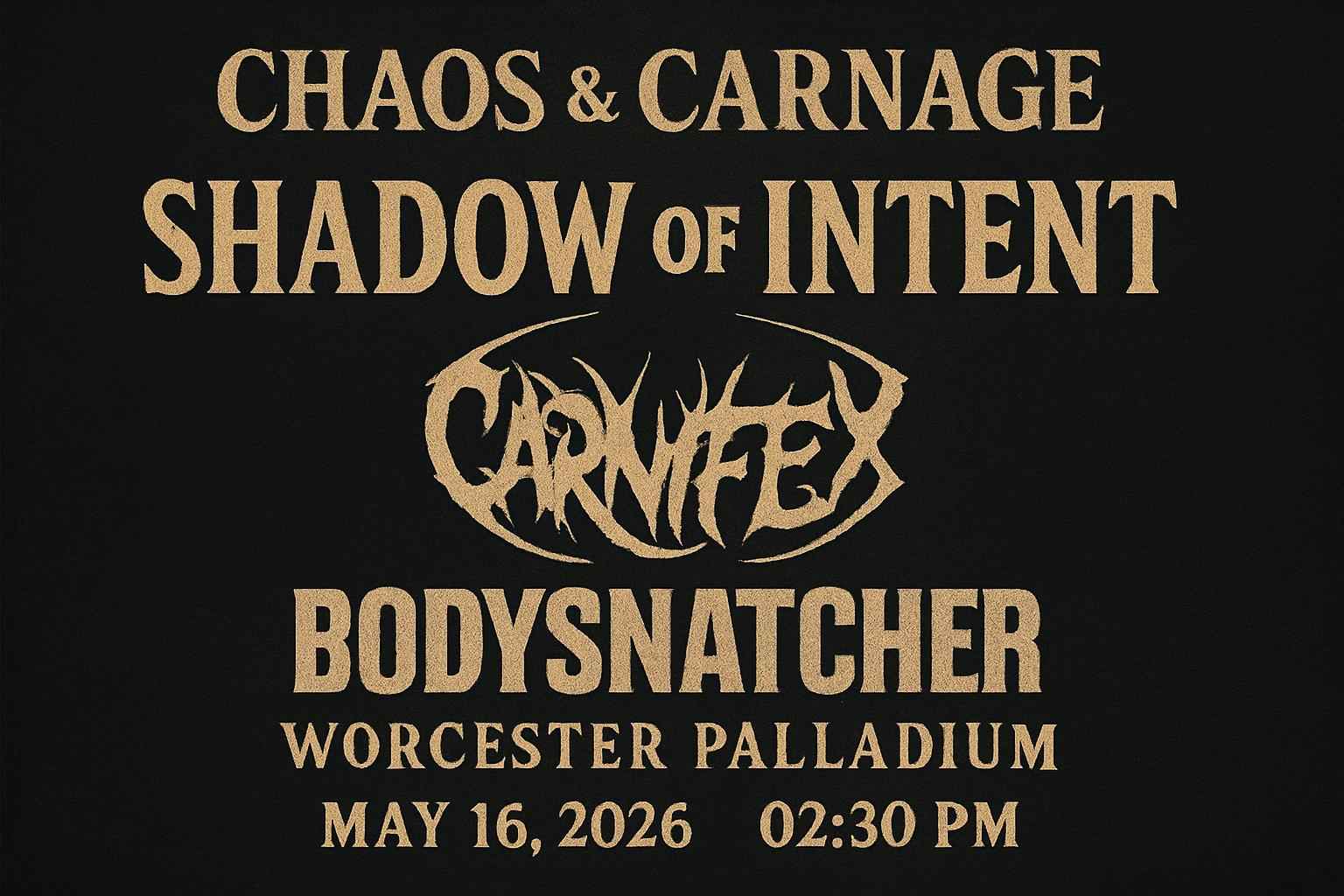 chaos-and-carnage-shadow-of-intent-carnifex-bodysnatcher-worcester-palladium