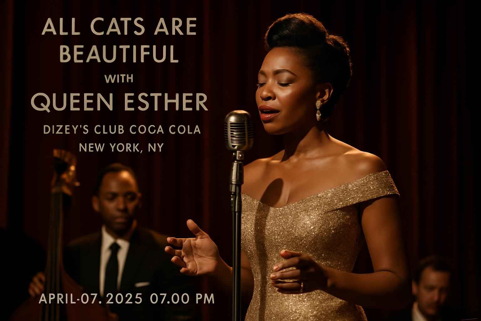 all-cats-are-beautiful-with-queen-esther-dizzys-club-coca-cola