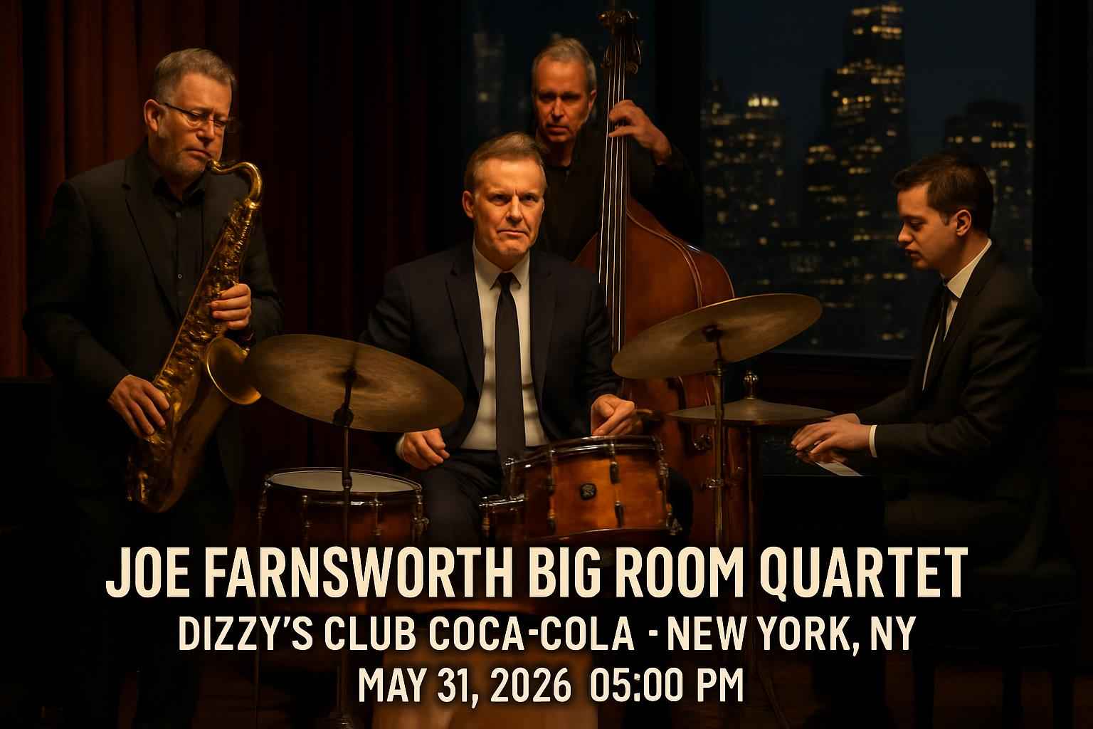 joe-farnsworth-big-room-quartet-dizzys-club-coca-cola