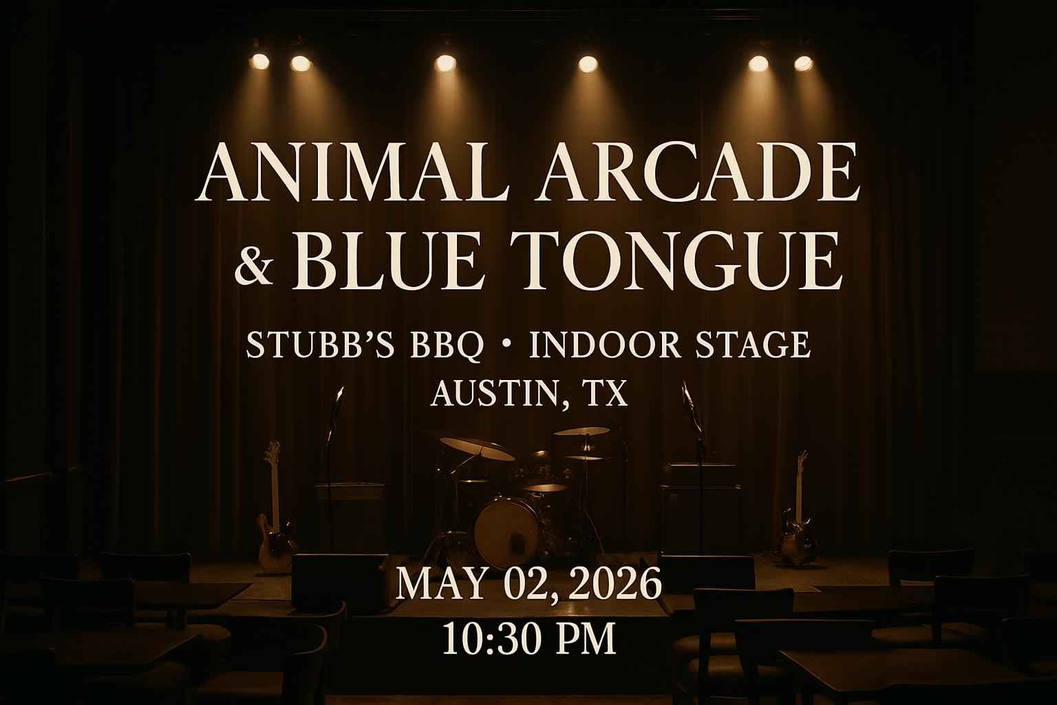 animal-arcade-blue-tongue-stubbs-bbq-indoor-stage