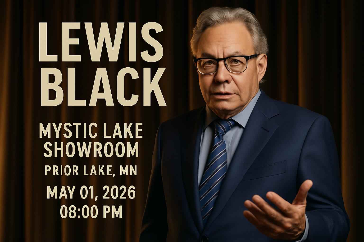 lewis-black-mystic-lake-showroom