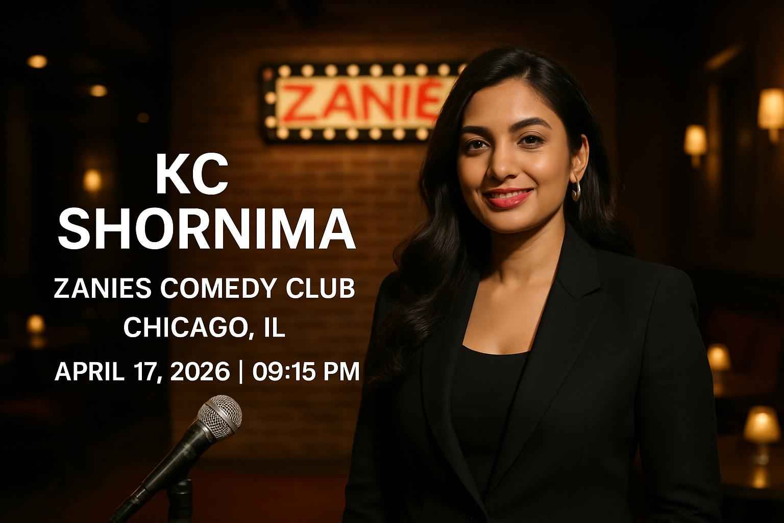 kc-shornima-zanies-comedy-club-chicago