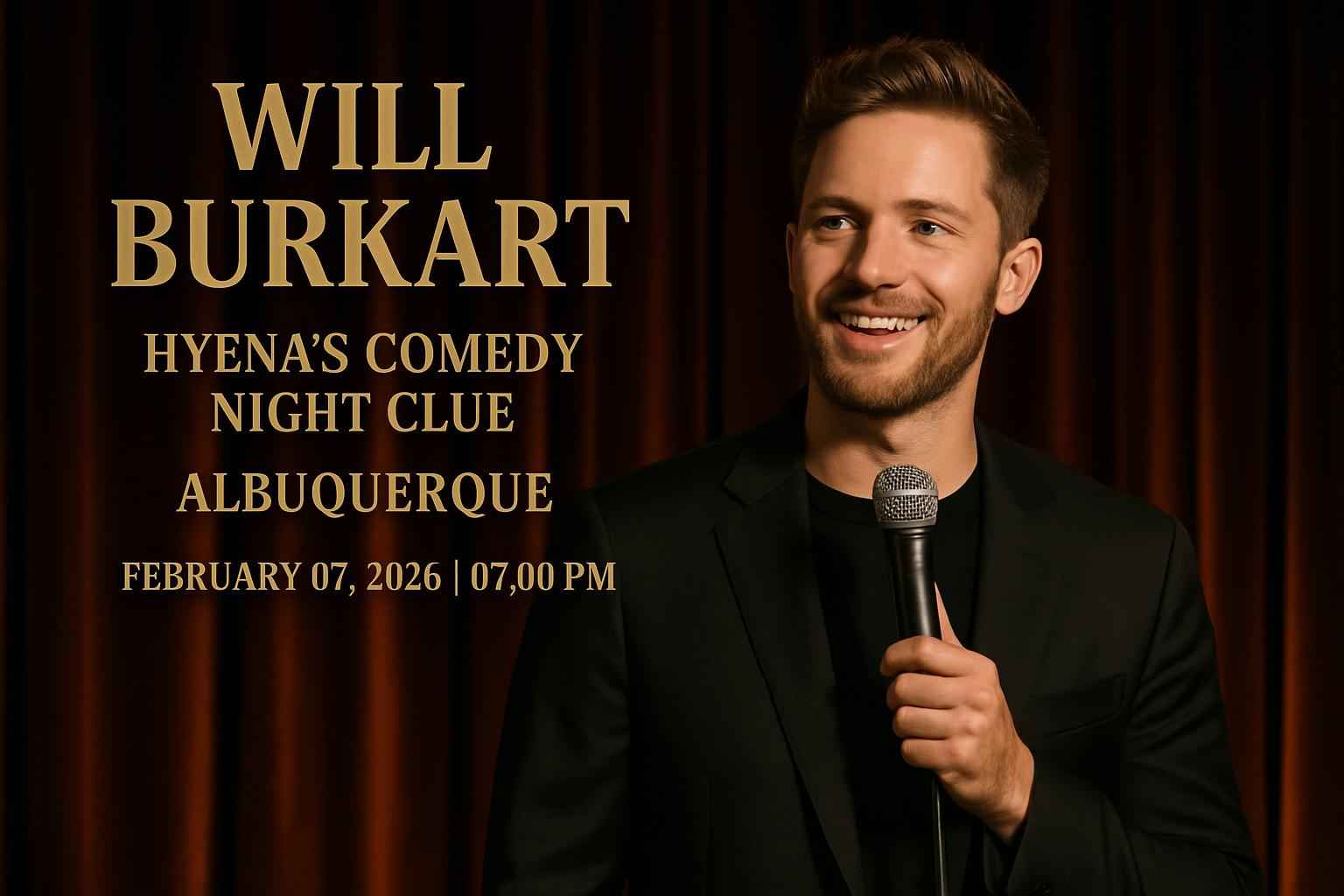 will-burkart-hyena-s-comedy-night-club-albuquerque