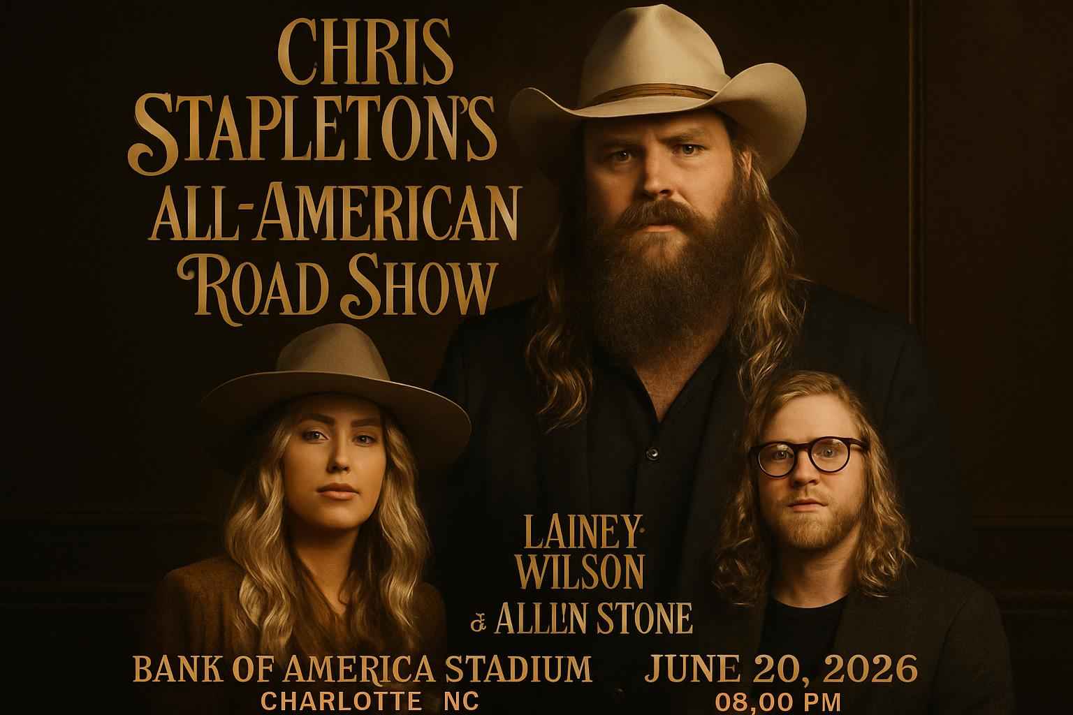 chris-stapleton-s-all-american-road-show-chris-stapleton-lainey-wilson-allen-stone-bank-of-america-stadium