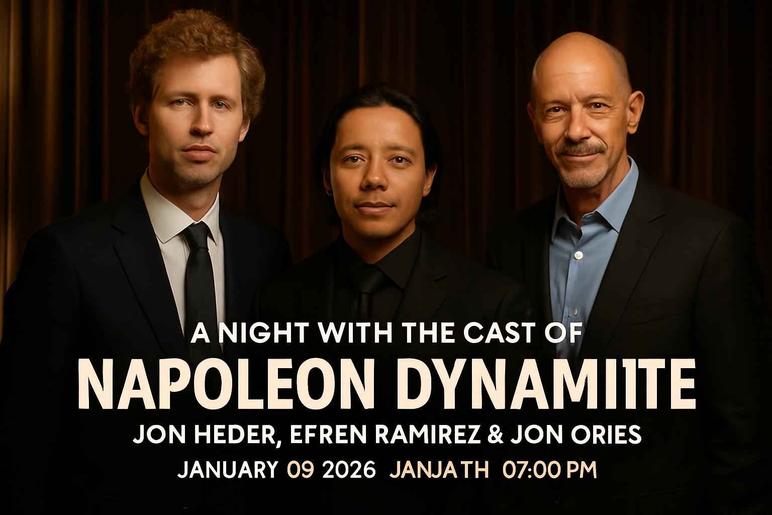 a-night-with-the-cast-of-napoleon-dynamite-jon-heder-efren-ramirez-jon-gries-bama-theatre