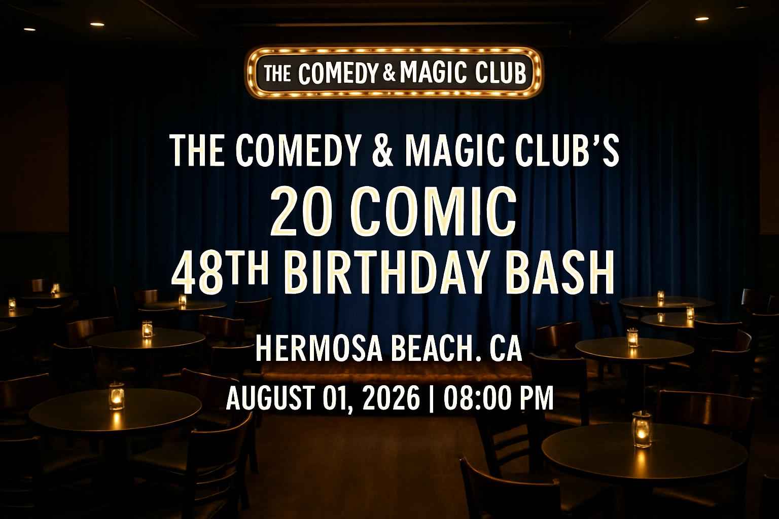 the-comedy-magic-club-s-20-comic-48th-birthday-bash-the-comedy-magic-club
