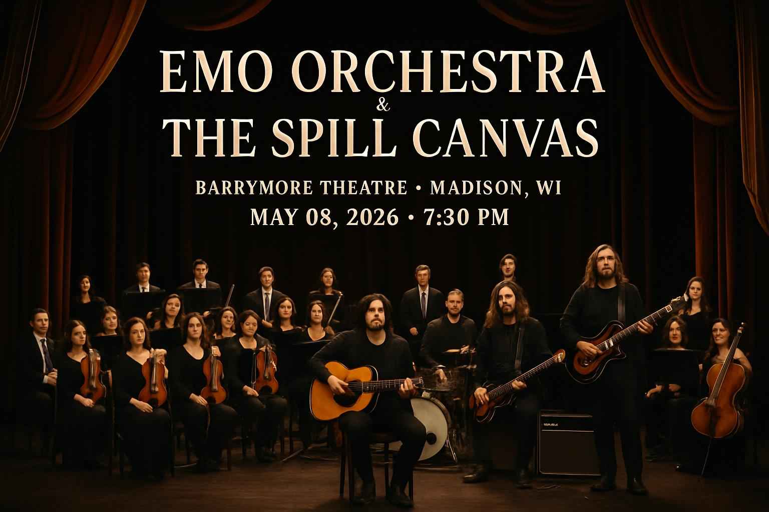 emo-orchestra-the-spill-canvas-barrymore-theatre-madison