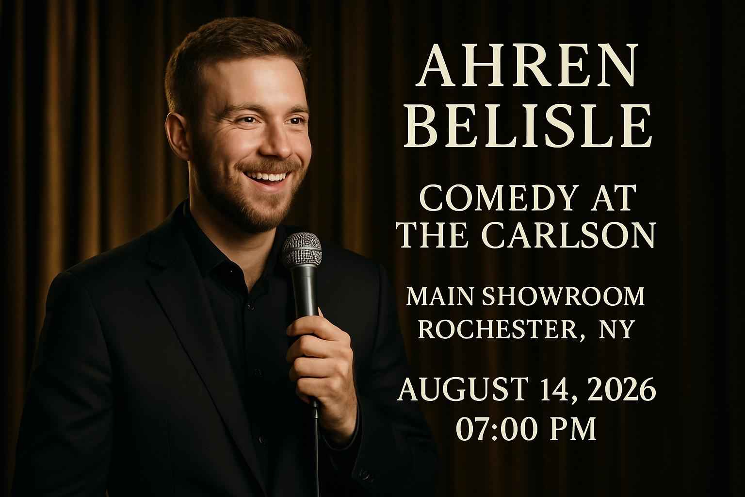 ahren-belisle-comedy-at-the-carlson-main-showroom