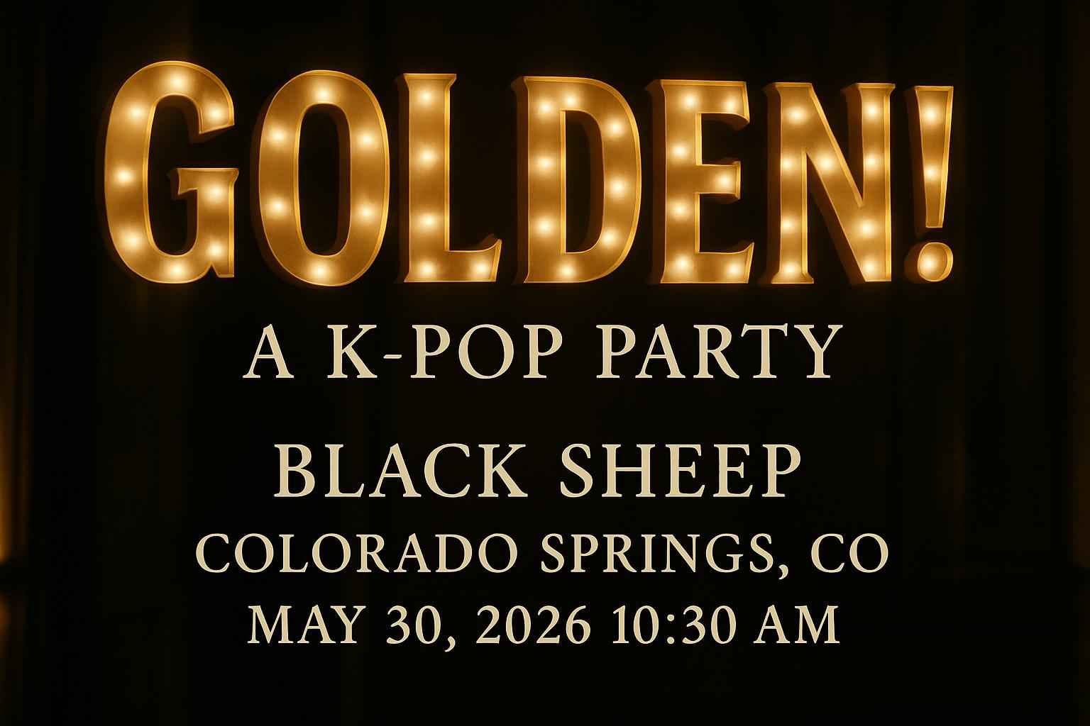 golden-a-k-pop-party-black-sheep