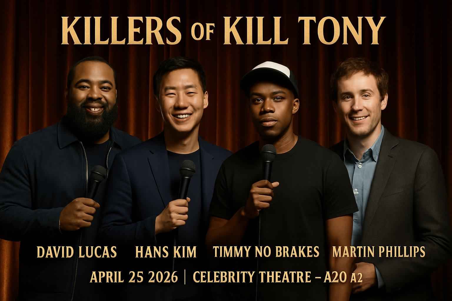 killers-of-kill-tony-david-lucas-hans-kim-timmy-no-brakes-martin-phillips-celebrity-theatre-az