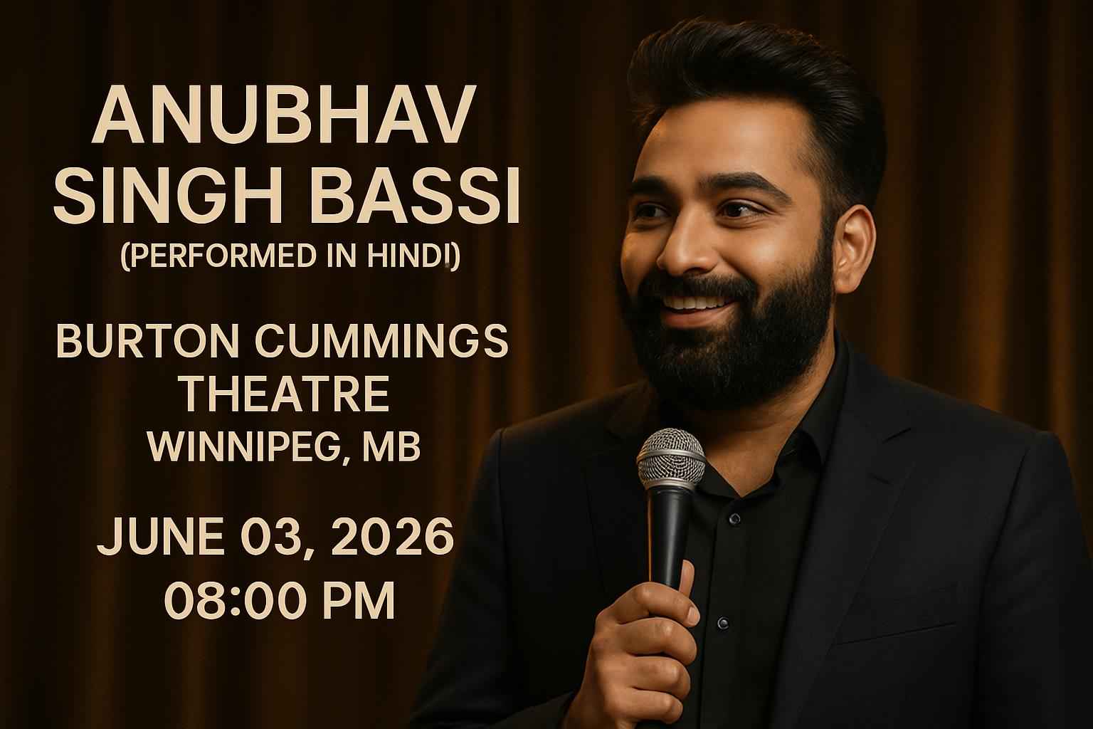 anubhav-singh-bassi-performed-in-hindi-burton-cummings-theatre