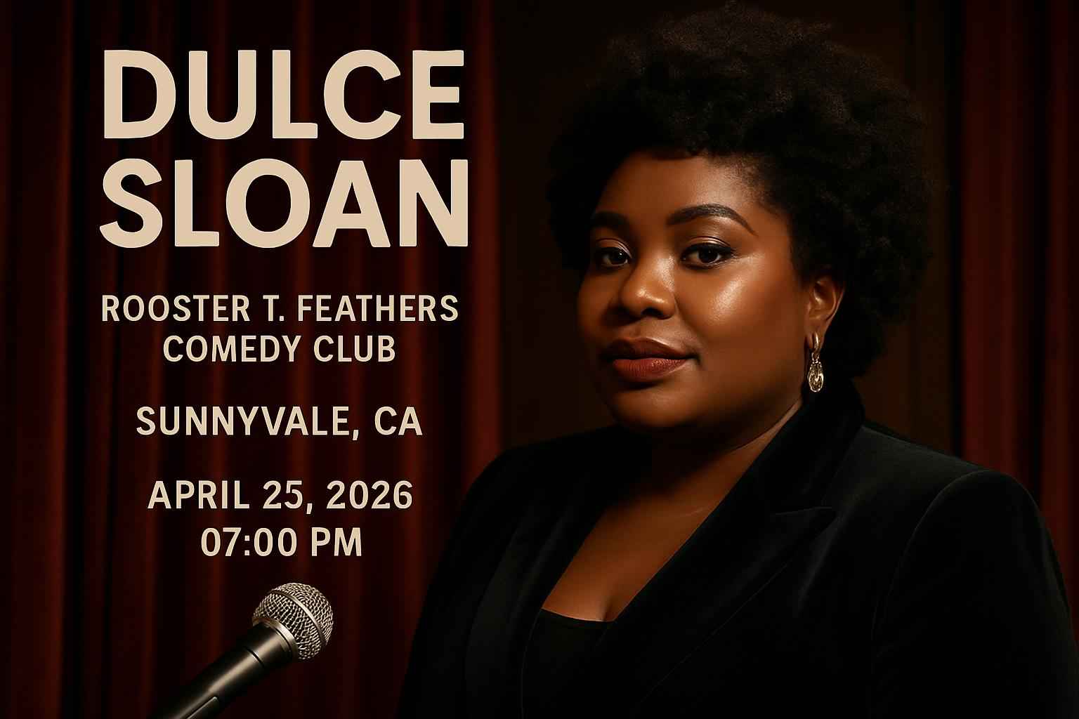 dulce-sloan-rooster-t-feathers-comedy-club