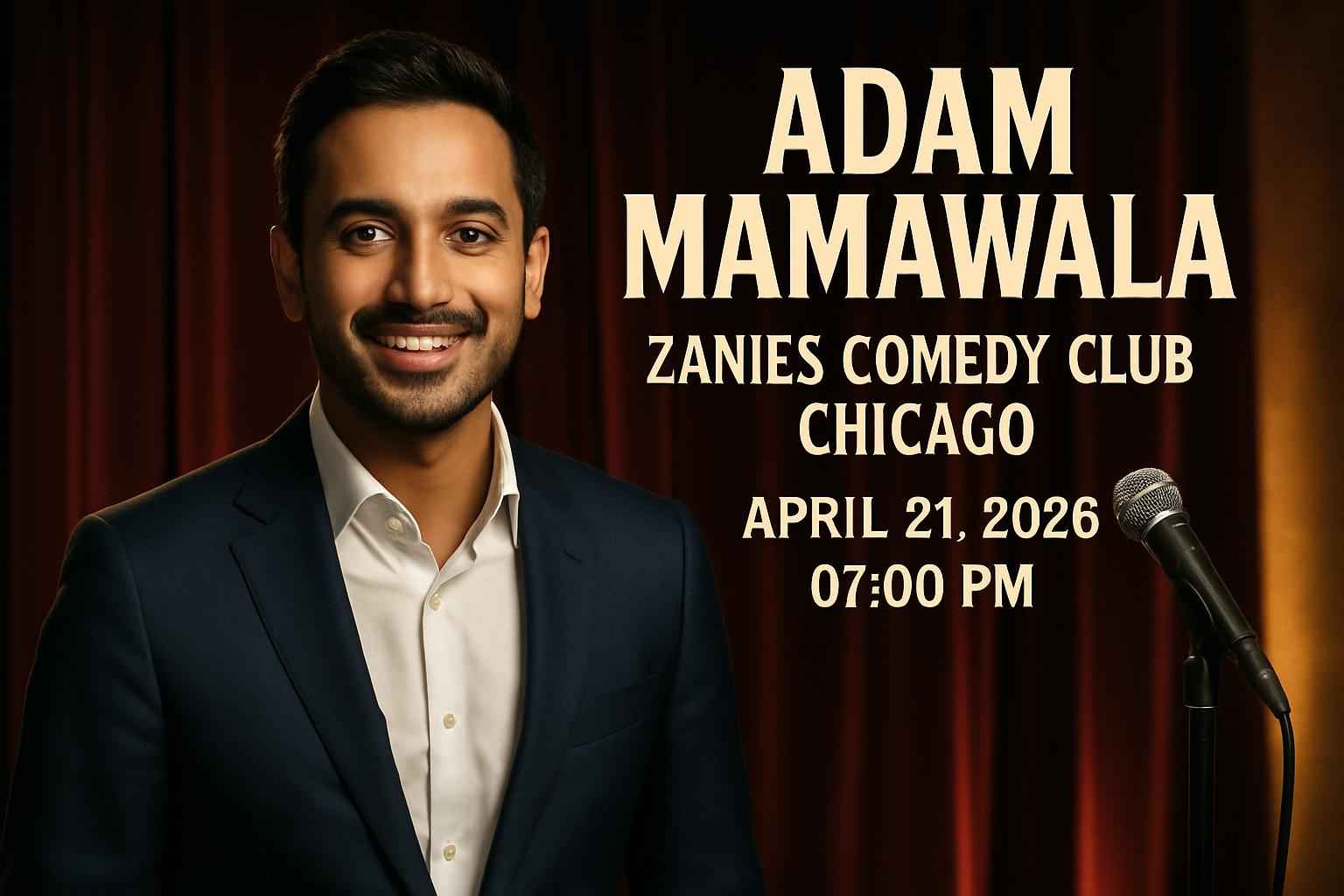 adam-mamawala-zanies-comedy-club-chicago
