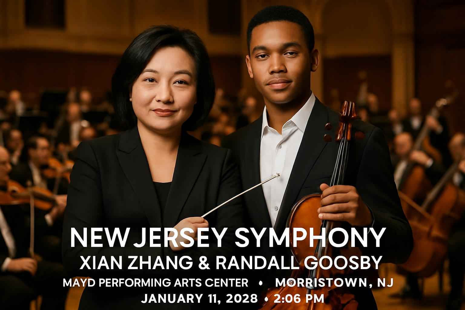 new-jersey-symphony-xian-zhang-randall-goosby-mayo-performing-arts-center
