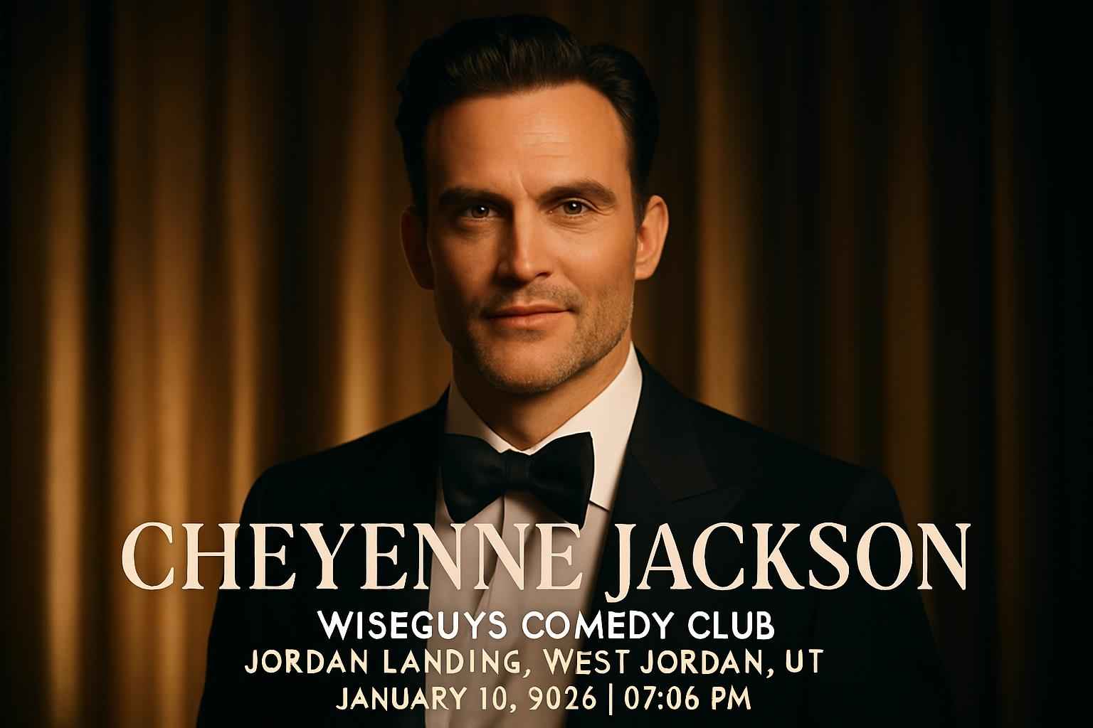cheyenne-jackson-wiseguys-comedy-club-jordan-landing
