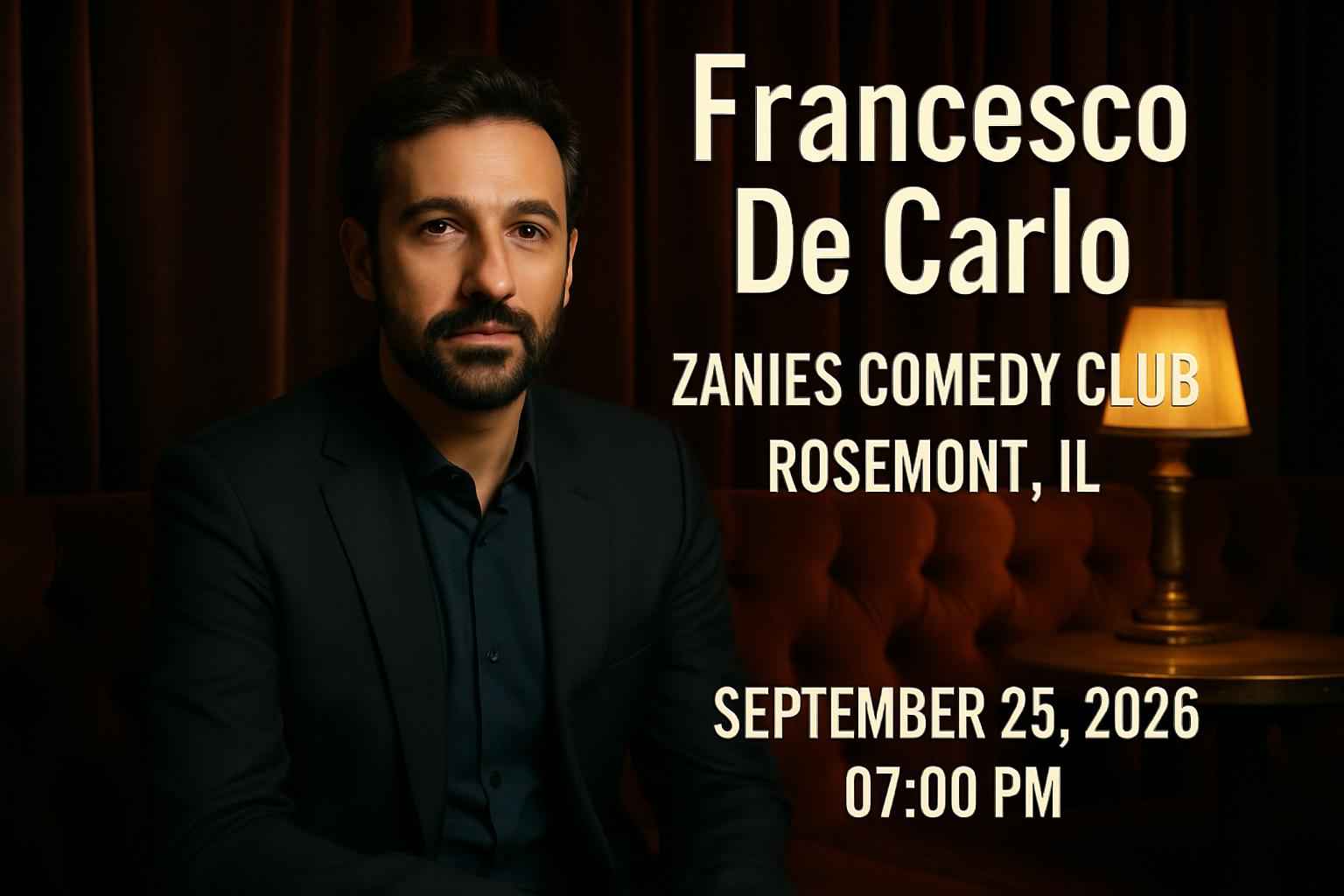 francesco-de-carlo-zanies-comedy-club-rosemont