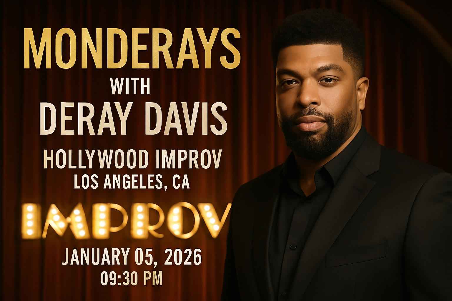 monderays-with-deray-davis-hollywood-improv