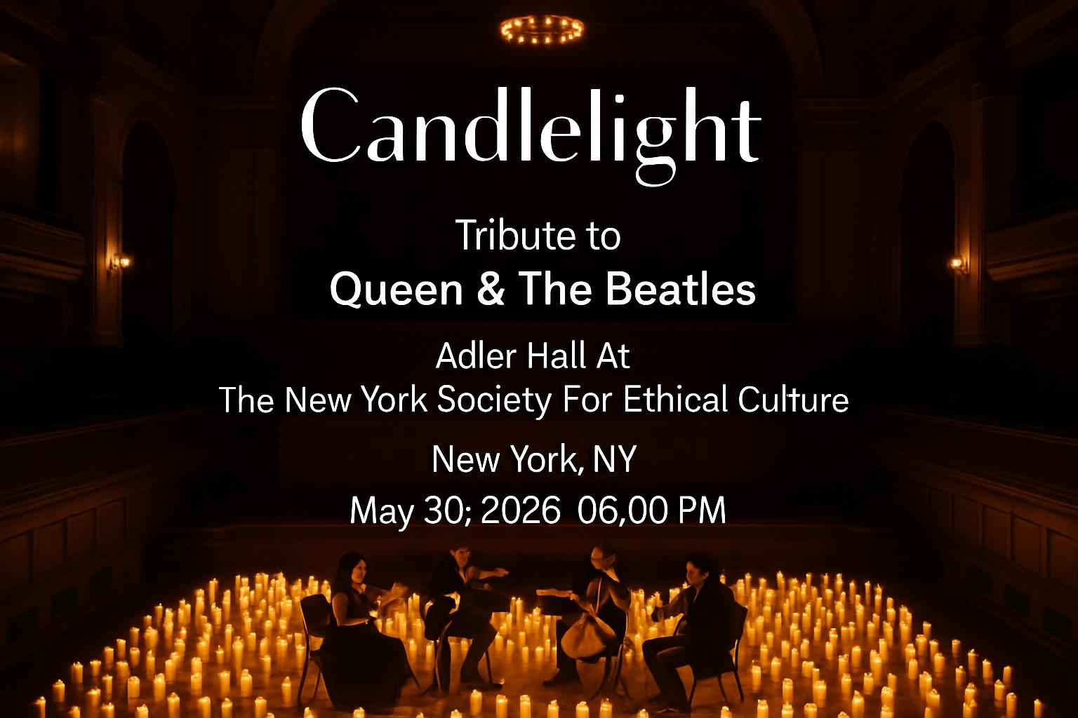 candlelight-tribute-to-queen-the-beatles-adler-hall-at-the-new-york-society-for-ethical-culture