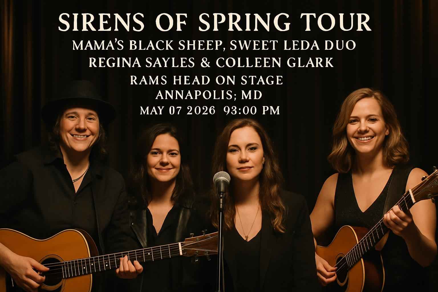 sirens-of-spring-tour-mama-s-black-sheep-sweet-leda-duo-regina-sayles-colleen-clark-rams-head-on-stage