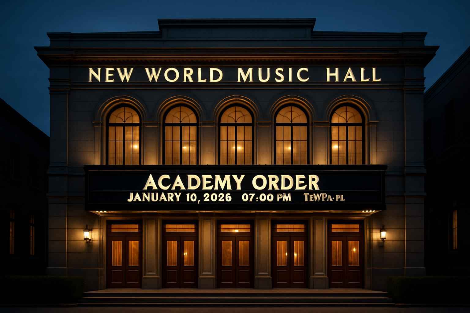 academy-order-new-world-music-hall