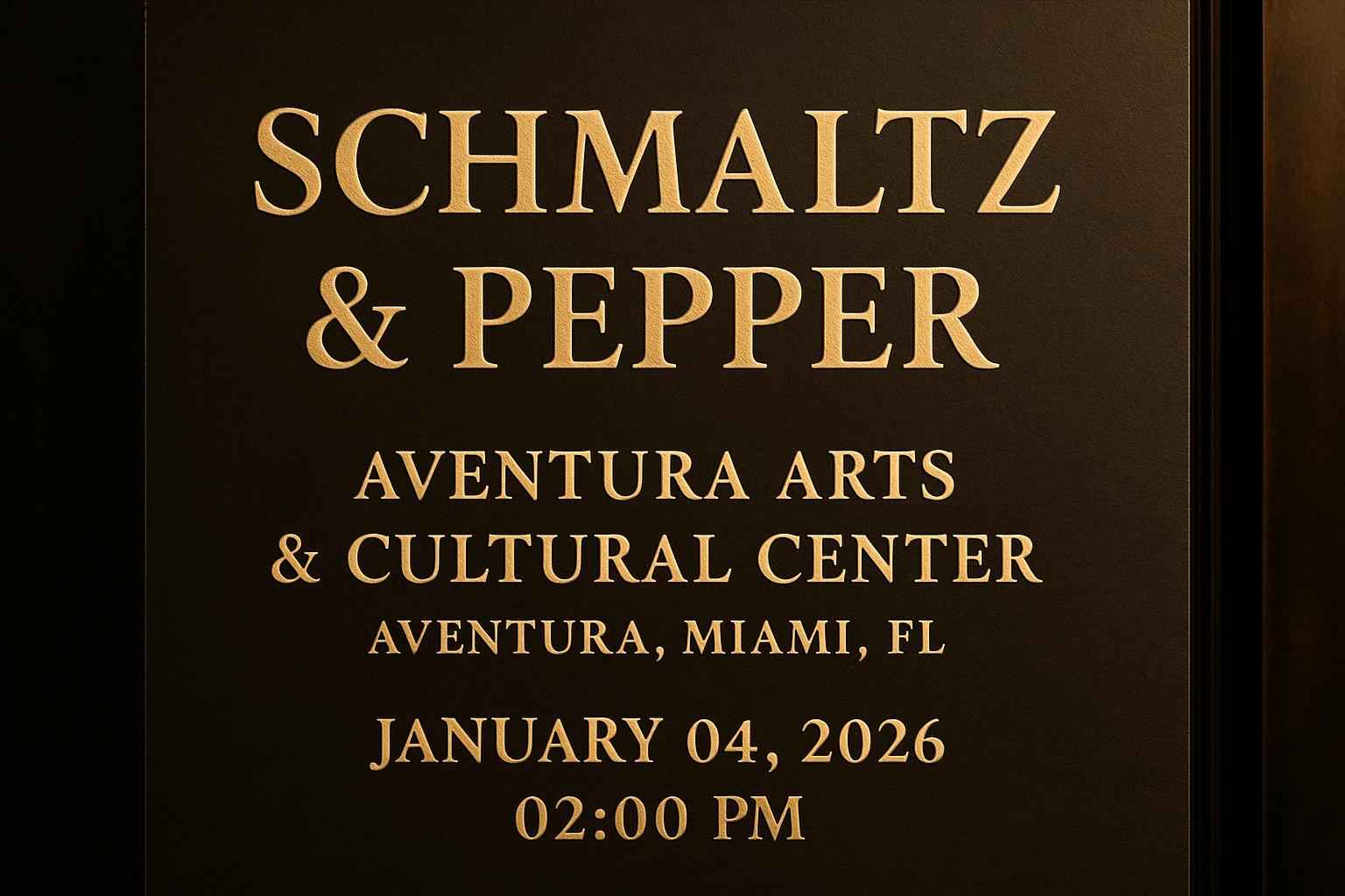 schmaltz-pepper-aventura-arts-cultural-center-aventura