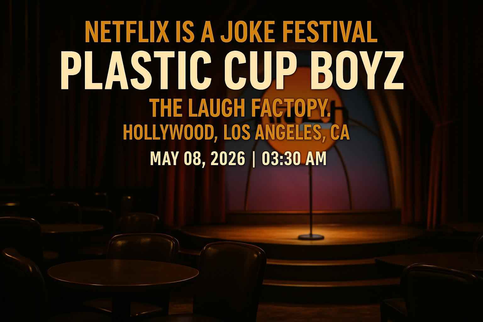 netflix-is-a-joke-festival-plastic-cup-boyz-the-laugh-factory-hollywood