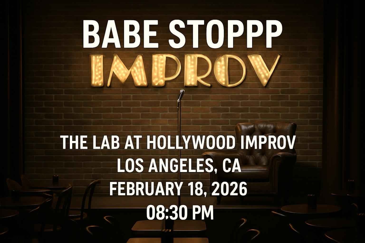 babe-stoppp-the-lab-at-hollywood-improv