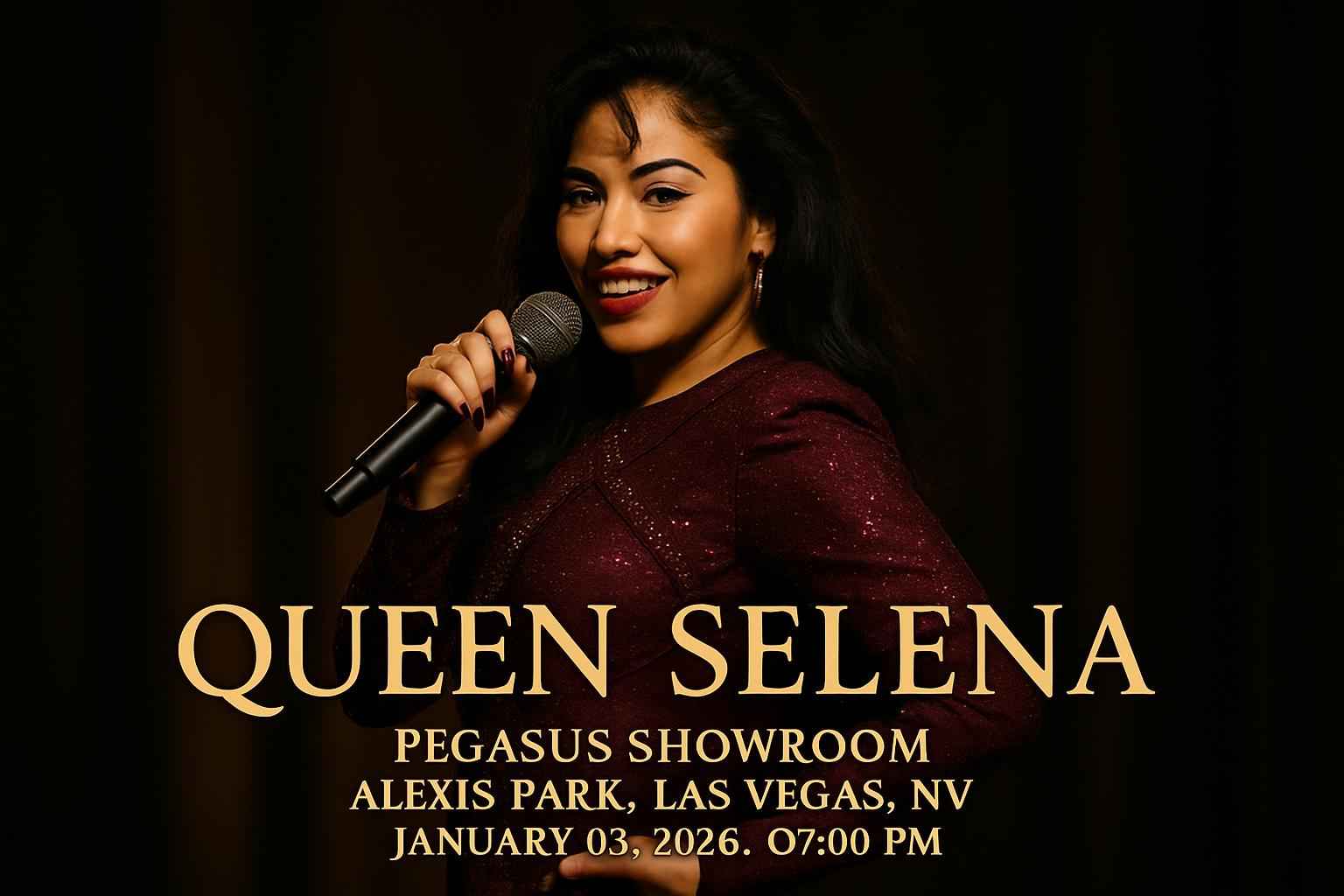 queen-selena-pegasus-showroom-at-alexis-park
