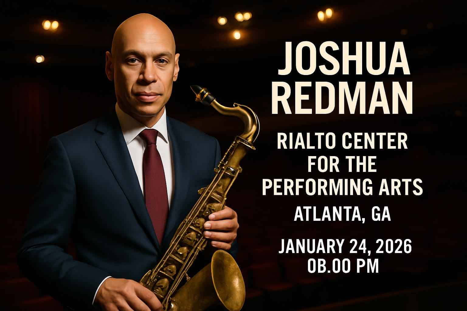 joshua-redman-rialto-center-for-the-performing-arts