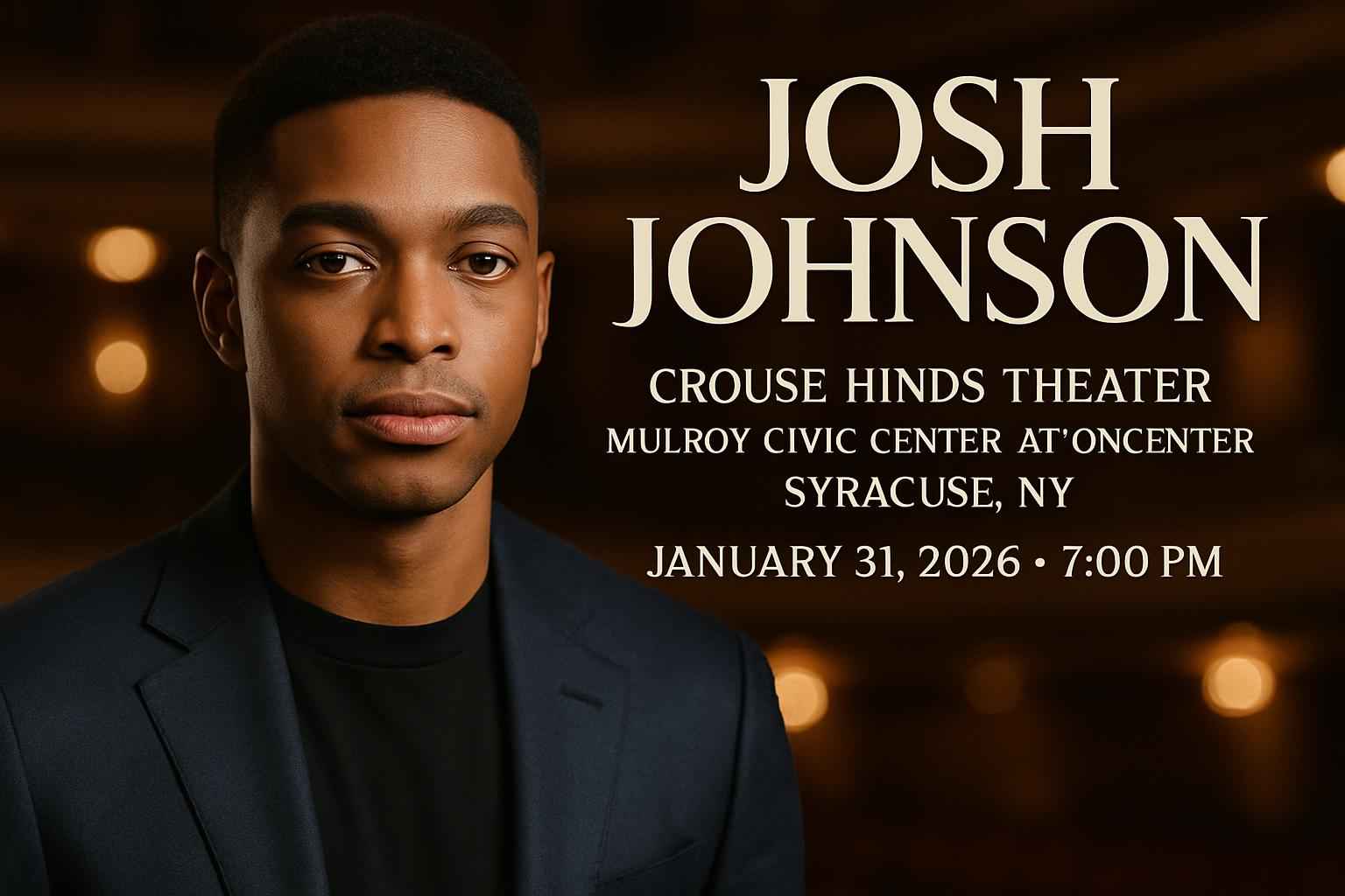 josh-johnson-crouse-hinds-theater-mulroy-civic-center-at-oncenter