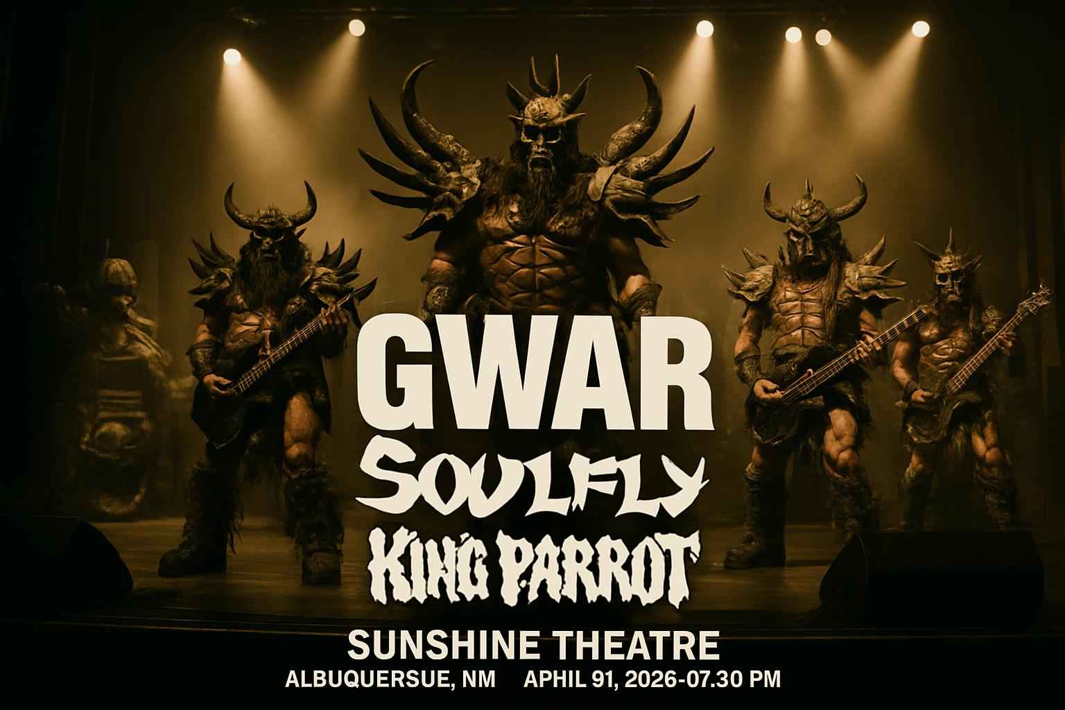 gwar-soulfly-king-parrot-sunshine-theatre