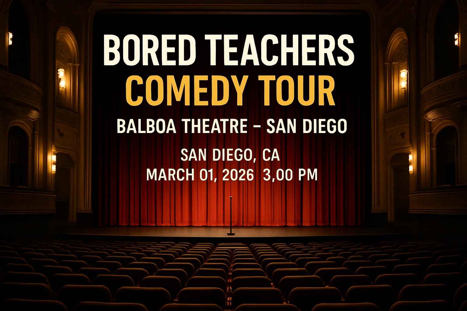 bored-teachers-comedy-tour-balboa-theatre-san-diego