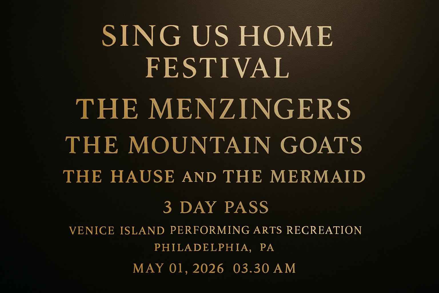 sing-us-home-festival-the-menzingers-the-mountain-goats-the-hause-and-the-mermaid-3-day-pass-venice-island-performing-arts-recreation-center