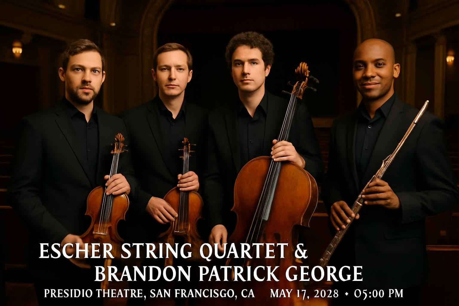 escher-string-quartet-brandon-patrick-george-presidio-theatre