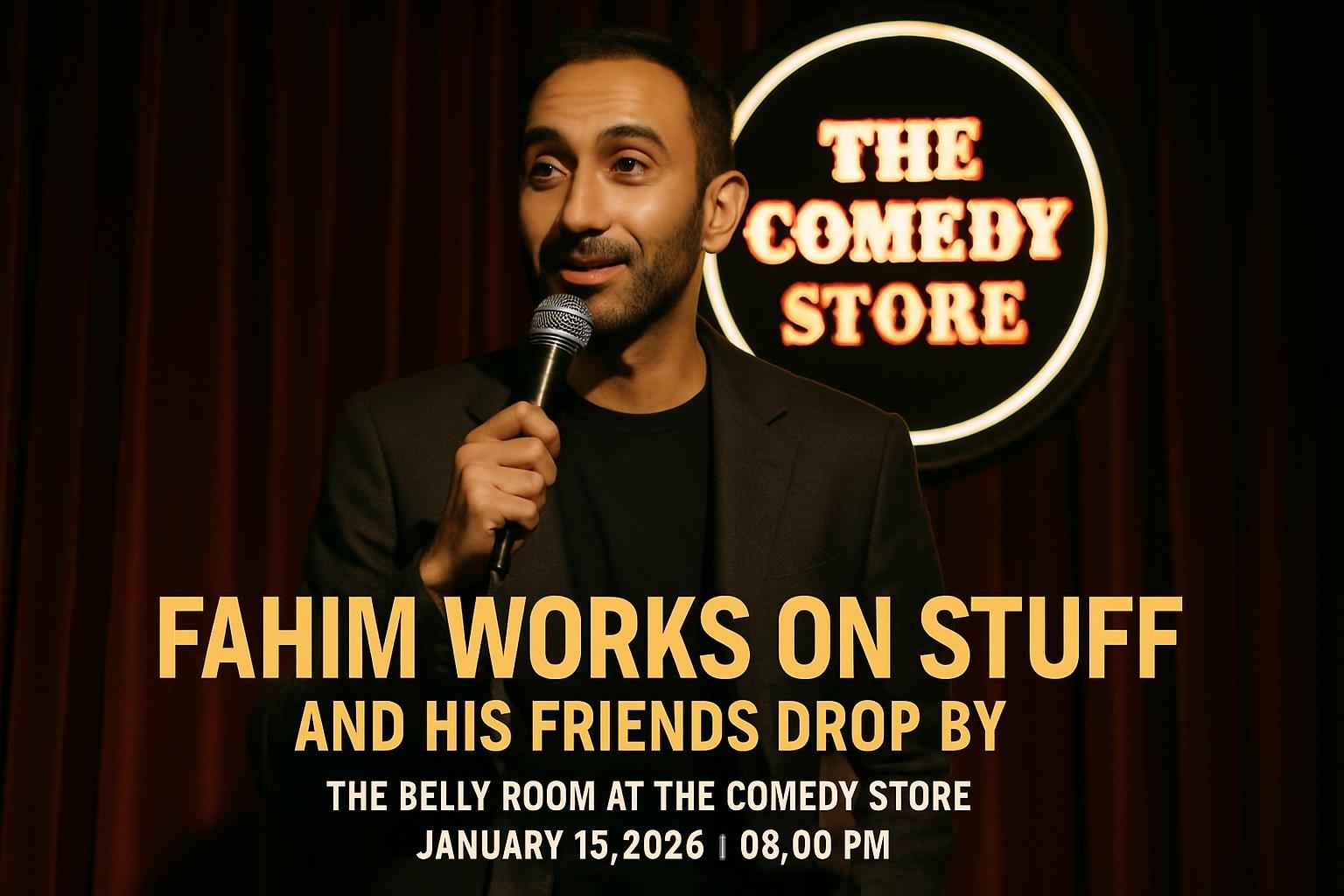 fahim-works-on-stuff-and-his-friends-drop-by-the-belly-room-at-the-comedy-store