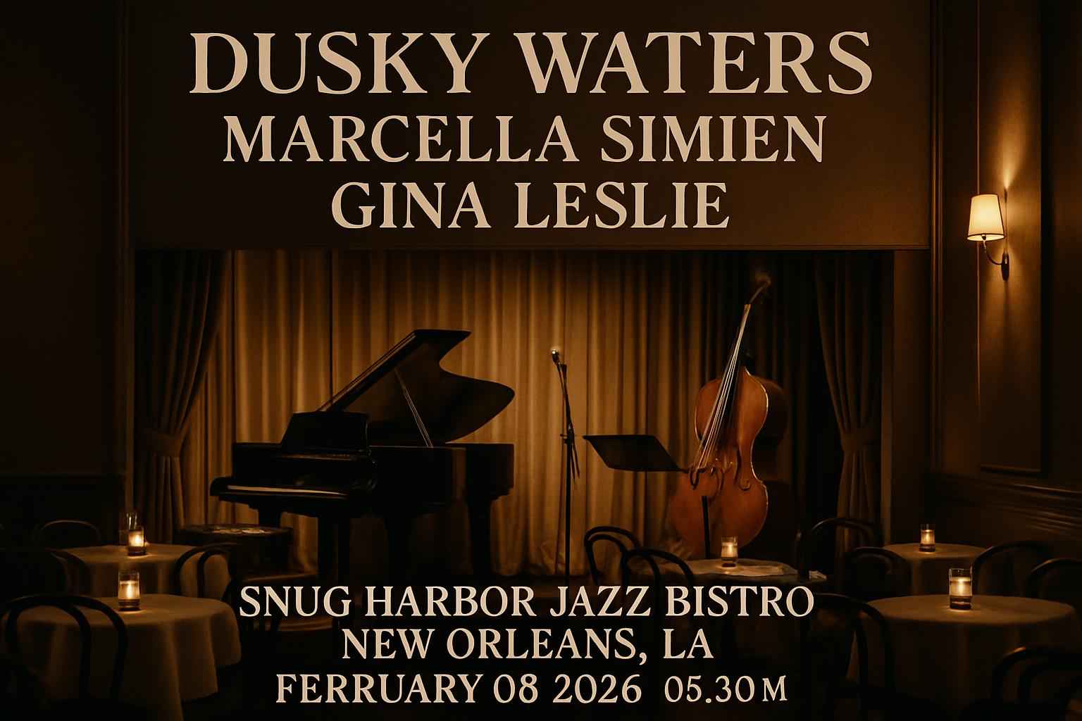 dusky-waters-marcella-simien-gina-leslie-snug-harbor-jazz-bistro-la