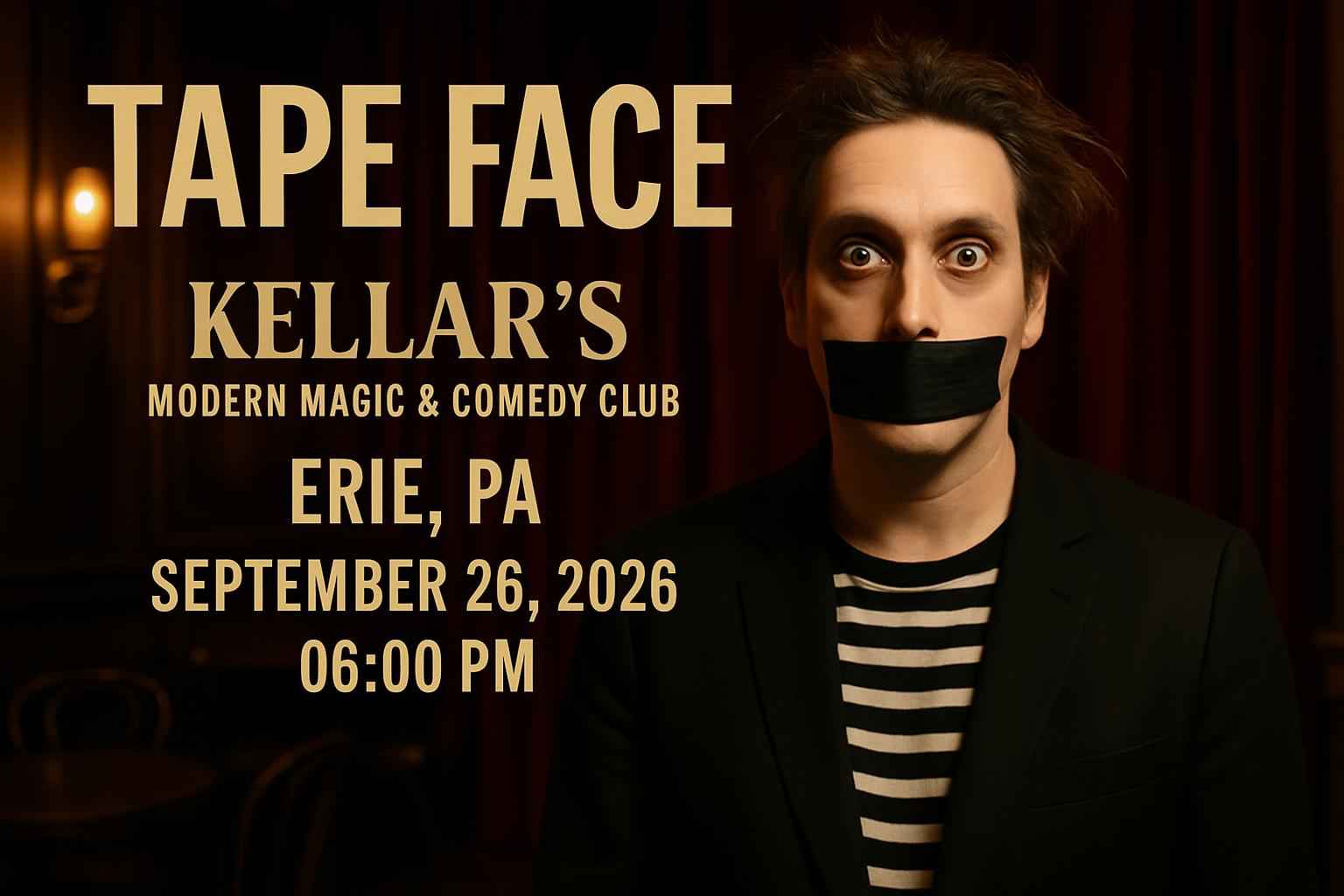 tape-face-kellar-s-modern-magic-comedy-club